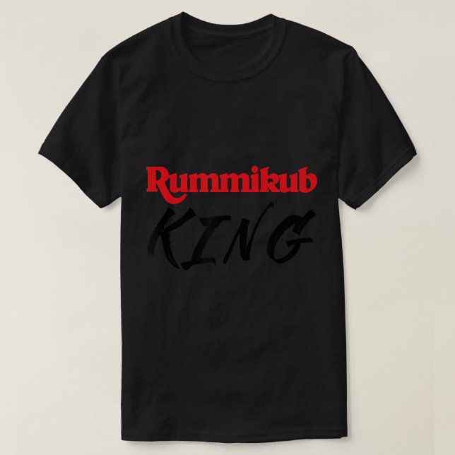 Rummikub T - Shirt Rummikub King Player Fan (Design vorne)