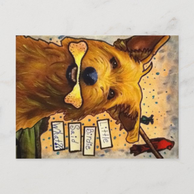 Rumor Dog Postcard Postkarte (Vorderseite)