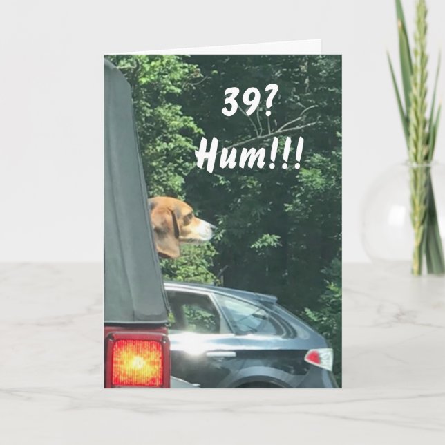 RUMOR IST, DASS **39.** JUGEND GENIESSEN, WÄHREND  KARTE (Vorderseite)