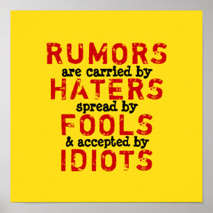 RUMOREN - FARBE/Leinwand ÄNDERN - Poster