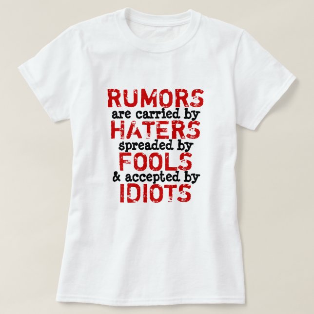 RUMORS - Hemd T-Shirt (Design vorne)