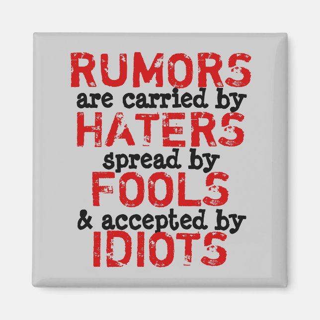 RUMORS ~ Magnet Truism (Vorne)
