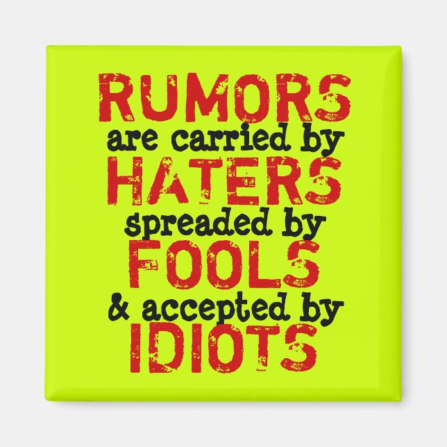 RUMORS ~ Magnet Truism (Vorne)