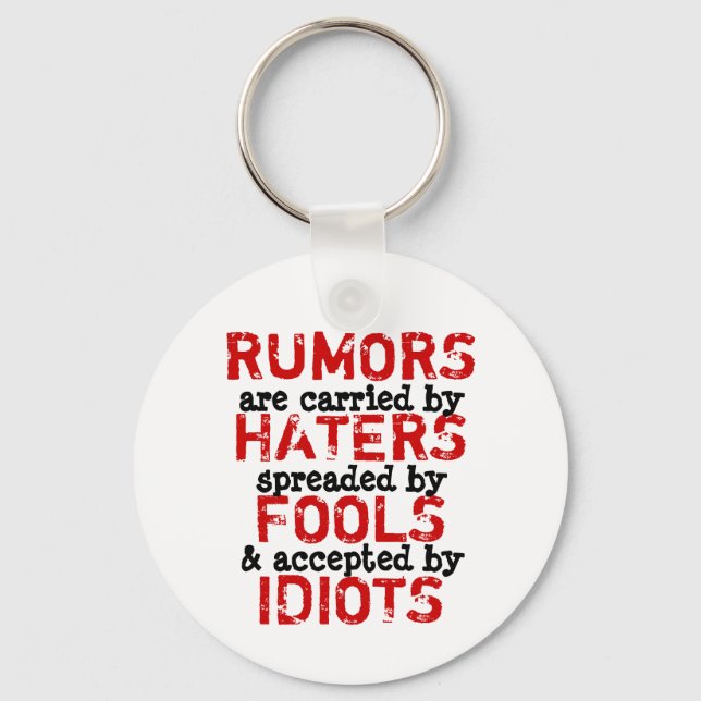RUMORS ~ Schlüsselanhänger Truism / Philosophie (Vorderseite)