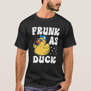 Rumpf als Ente Rubber Duck Drink Meme Spaß T-Shirt