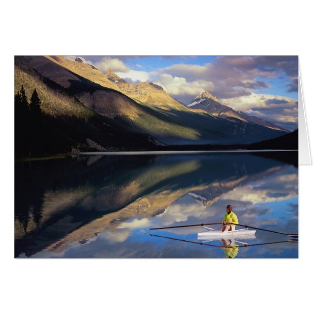 Rumpf am Banff Lake in Kanada (MR) (Vorderseite (Horizontal))
