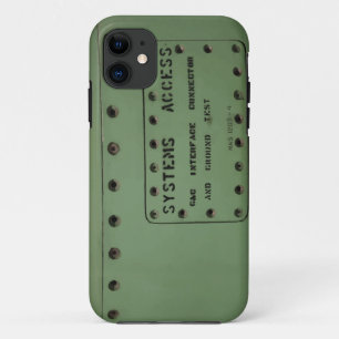 Rumpf eines Düsenjagdflugzeugs (Zugang zu den Syst iPhone 11 Hülle