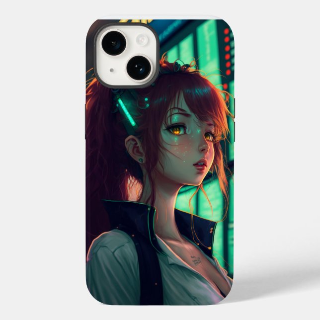Rumpf Iphone Anime Girl#1 Case-Mate iPhone Hülle (Rückseite)