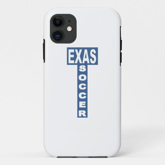 Rumpf iPhone/iPad TEXAS SOCCER Case-Mate iPhone Hülle (Rückseite)