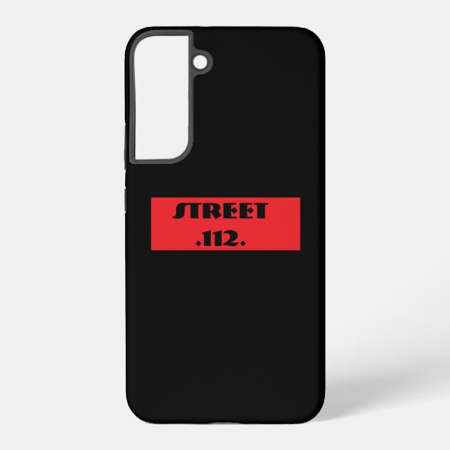 Rumpf Samsung Galaxy black phone case Hülle (Rückseite)
