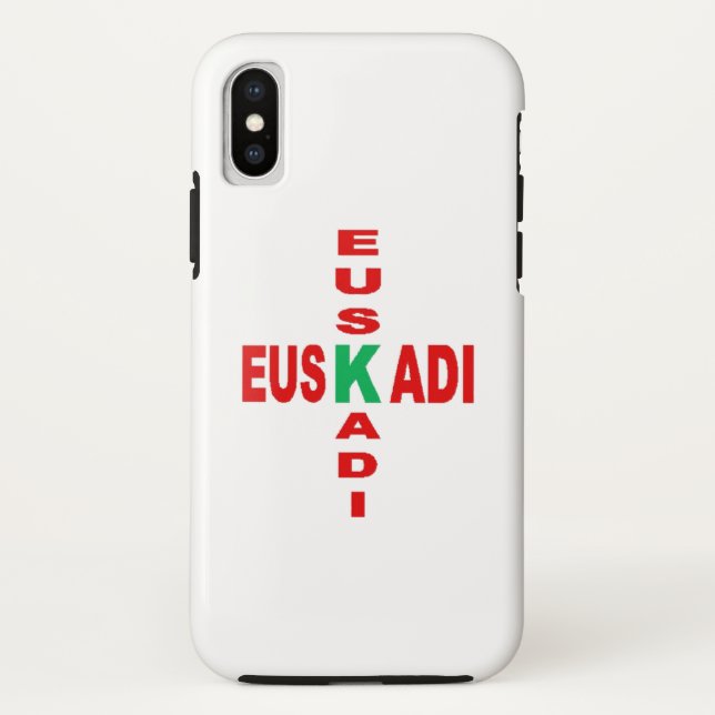 Rumpf Tough Apple iPhone X DESIGN EUSKADI Case-Mate iPhone Hülle (Rückseite)