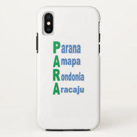 Rumpf Tough für iPhone XS von Apple BRAZIL TOURISM