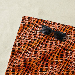 Rumpf- und Rattensack, rotorange Strandtuch