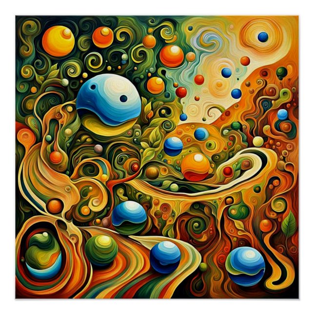 Rümpfe in Blättern 10 Poster (Vorderseite)