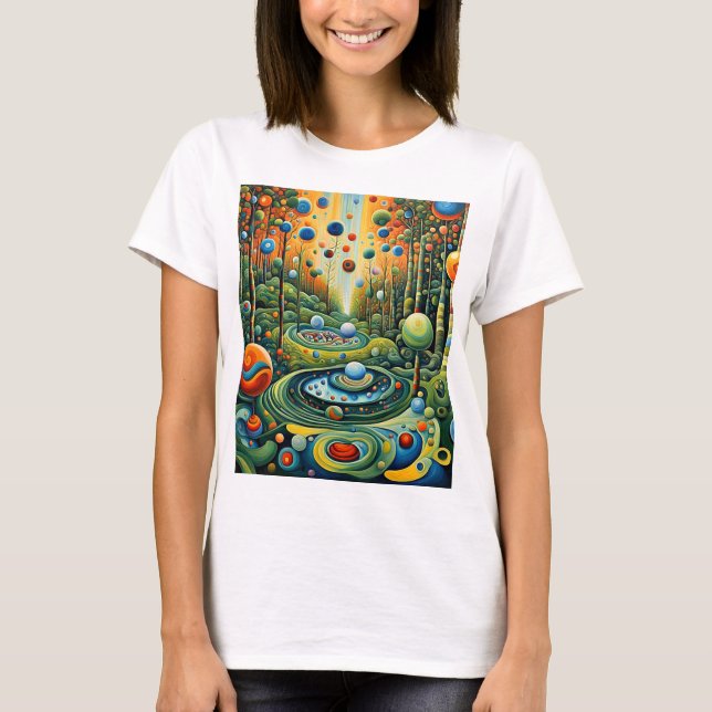 Rümpfe in Blättern 1 T-Shirt (Vorderseite)