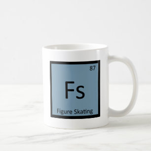 Rumpfstation - Zahl Skaten trägt Chemie-Symbol zu Kaffeetasse