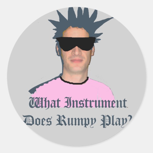 RUMPY STICKER (Vorderseite)