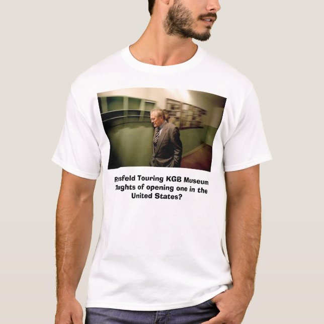 Rumsfeld, der KGB Museum bereist T-Shirt (Vorderseite)