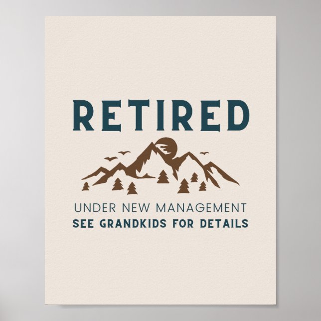 Rumüder unter New Management Funny Poster (Vorne)