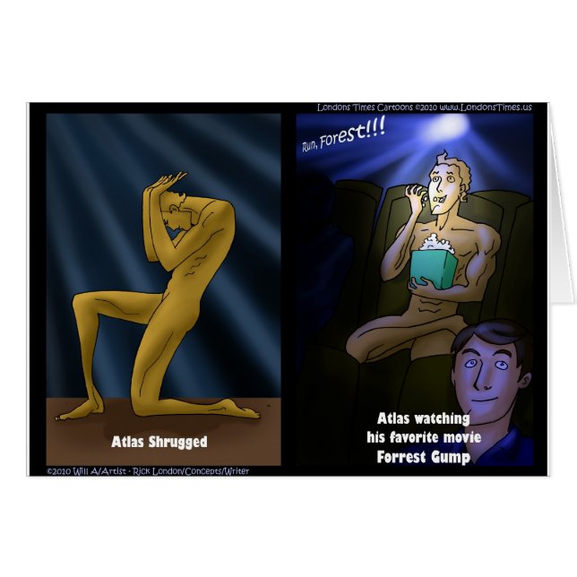 Run, Atlas Run Funny Gift T-Shirts Tasse etc. (Vorderseite (Horizontal))