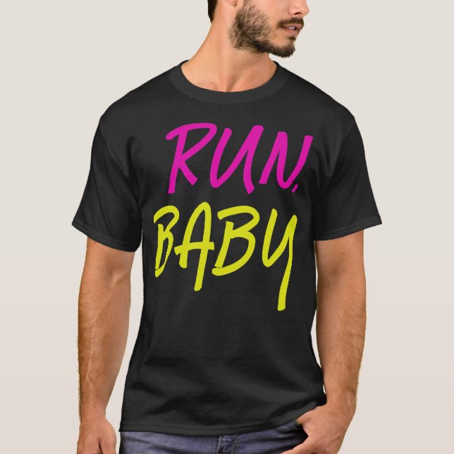 Run Baby half marathon T-Shirt (Vorderseite)