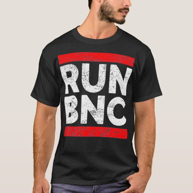 RUN BNC Funny Audio Engineer Sound Engineer  T-Shirt (Vorderseite)