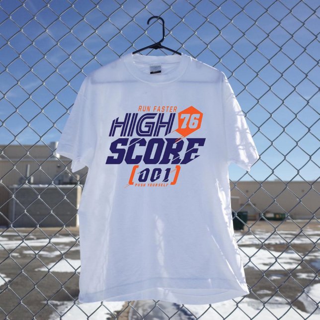 Run Faster High score T-Shirt (Von Creator hochgeladen)