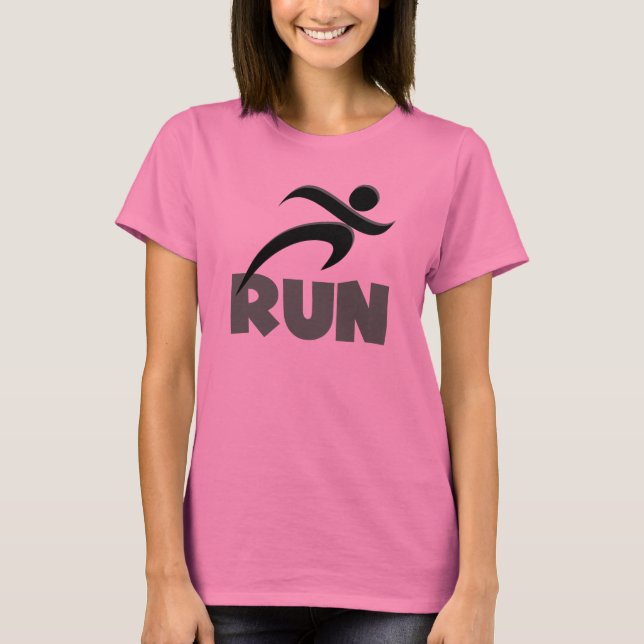 RUN Green T-Shirt (Vorderseite)