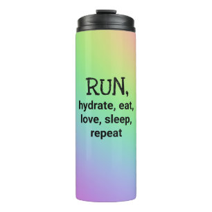 RUN, Hydrat, Essen, Liebe... Thermosbecher