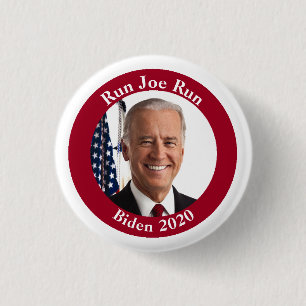 Run Joe Run - Joe Biden - 2020 Button
