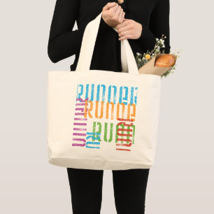 Run Off Variety Runner-Tote-Tasche Jumbo Stoffbeutel