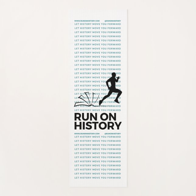 Run on History - yoga mat Yogamatte (Vorderseite)