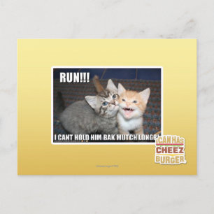 RUN!! POSTKARTE