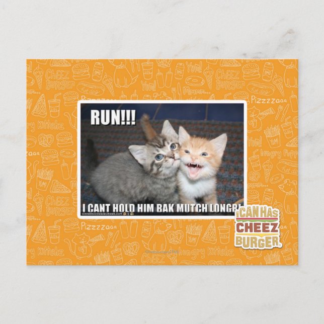 RUN!!! POSTKARTE (Vorderseite)