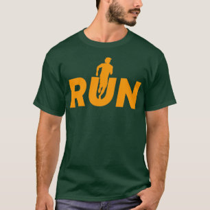 Run Runner Jogger Marathon Laufen Habit Geschenkid T-Shirt