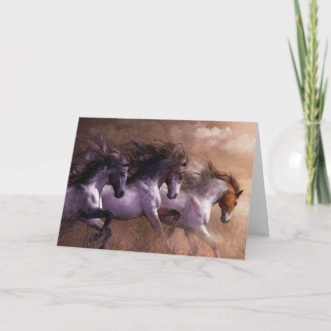 Run to Freedom Notecard Karte (Vorderseite)