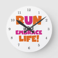 Run und Embrace Life Orange Pink