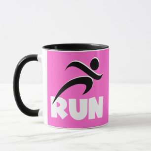 RUN White Tasse