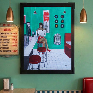 Runaround Sue Gemälde von Alfred Fox Leinwanddruck