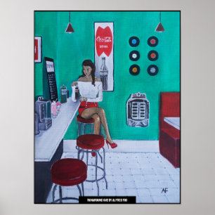 Runaround Sue Gemälde von Alfred Fox Poster