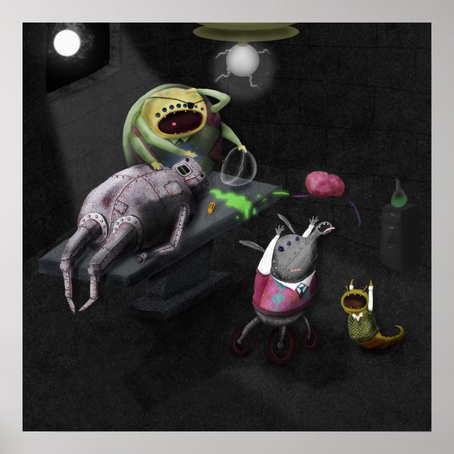 Runaway Brain Poster (Vorne)