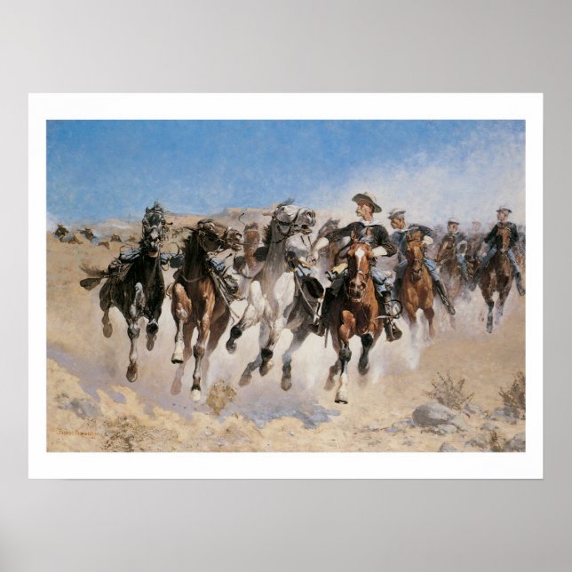 Runaway Horses Art Print Poster (Vorne)