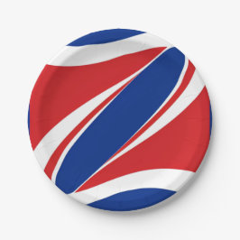 Runaway Patriot Round Pappteller