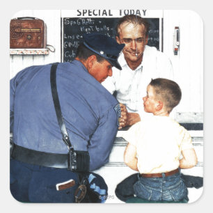 Runaway Quadratischer Aufkleber