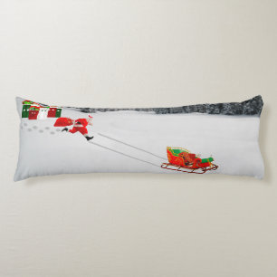 Runaway Sleigh Body Kissen