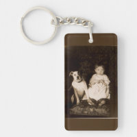Rund 1910 Pitbull und Baby