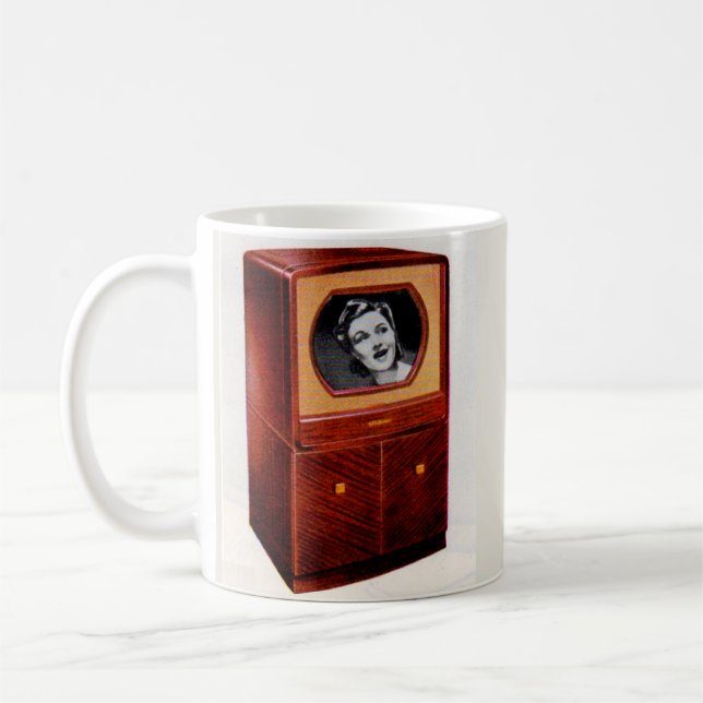 Rund 1951 Set-Sängerin Kaffeetasse (Links)