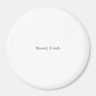 Rund, 7,62 cm magnet