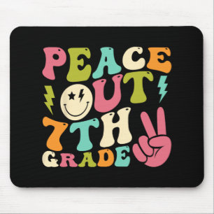 Rund 7. Grade Groovy Abschluss am letzten Schultag Mousepad
