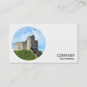 Rund Foto - Burg Cardiff Behalten Visitenkarte